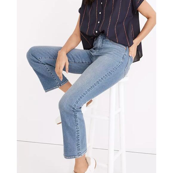 NWT Madewell Cali Demi-Boot Jeans in Dorrance Wash size 25 - Picture 5 of 5